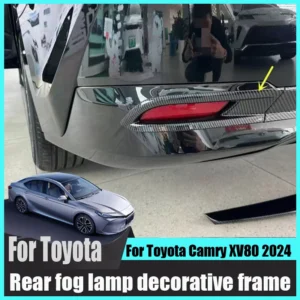 for toyota camry xv80 2024 premium edition luxury edition rear fog lamp protection decorative frame sticker protection exterior
