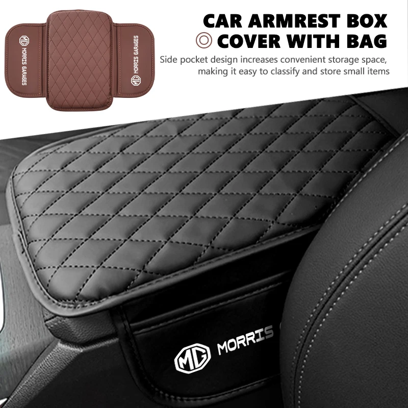 leather car armrest box center console protection storage pad for mg hs zs gs 3 5 6 7 hector tf gt zr leather car armrest box center console protection storage pad for mg hs zs gs 3 5 6 7 hector tf gt zr