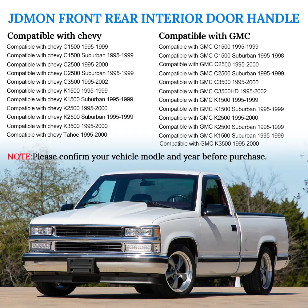 left & right pair set car door handles inside interior gray 77187 77186 15708043 15708044 for chevy k2500 gmc k3500 tahoe yukon left & right pair set car door handles inside interior gray 77187 77186 15708043 15708044 for chevy k2500 gmc k3500 tahoe yukon