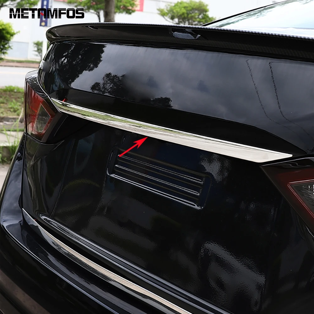 for nissan altima 2019 2022 2023 2024 2025 stainless steel rear trunk lid tailgate door boot cover trim car styling for nissan altima 2019 2022 2023 2024 2025 stainless steel rear trunk lid tailgate door boot cover trim car styling