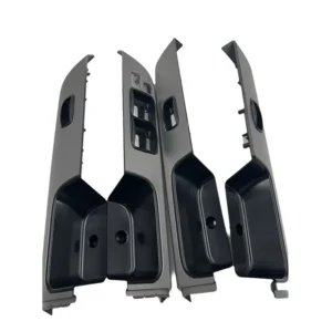 car door armrest upper panel trim set(4 pieces) 74232 0k620 for nissan y61 2005 2023 window lift switch glass cover a91r