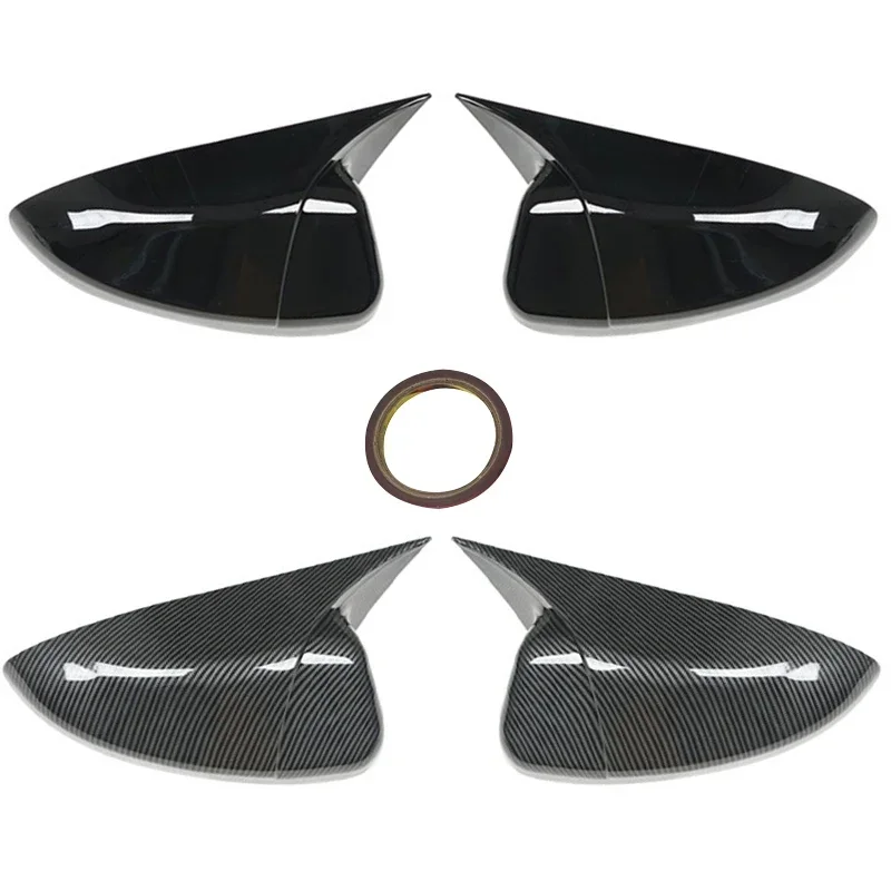rhyming side mirror cap wing rearview mirrors cover horn shape fit for honda accord 10th 2018 2019 car modified rhyming side mirror cap wing rearview mirrors cover horn shape fit for honda accord 10th 2018 2019 car modified