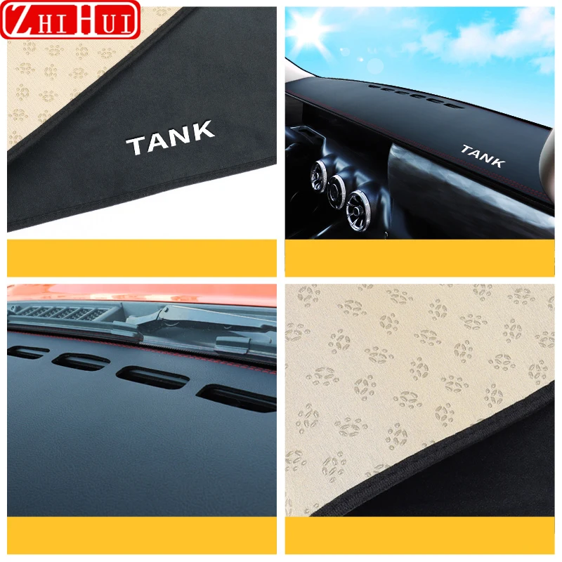 for great wall tank 300 2021 2024 car styling dash mat dashmat dashboard cover sun shade dash board cover carpet for great wall tank 300 2021 2024 car styling dash mat dashmat dashboard cover sun shade dash board cover carpet