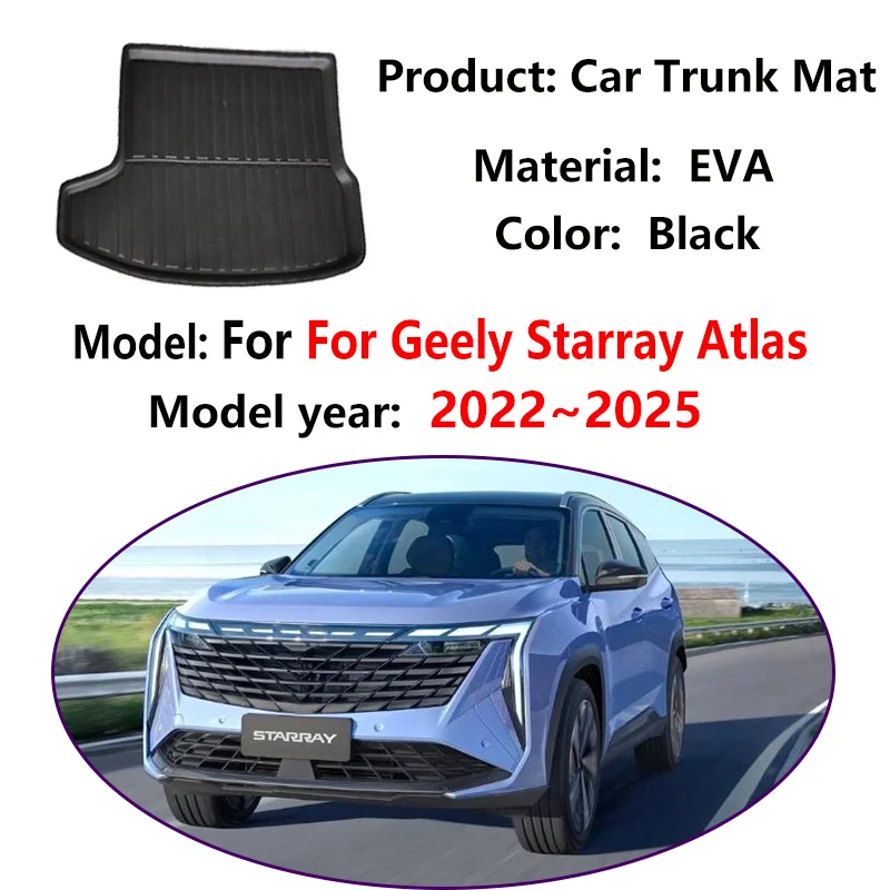 eva car trunk mat for geely starray atlas fx11 2022 2023 2024 2025 waterproof carpet mat cargo liner storage pads eva car trunk mat for geely starray atlas fx11 2022 2023 2024 2025 waterproof carpet mat cargo liner storage pads