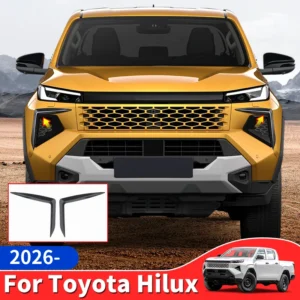 for 2026 toyota hilux hilux pickup truck front fog light upper trim strip abs decorative modification exterior decoration automo