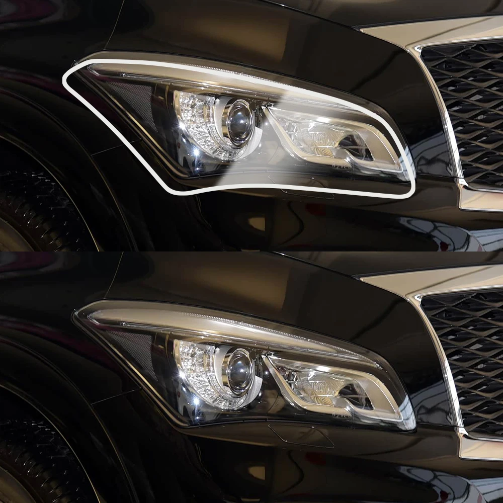 for infiniti qx80 z62 z63 2014 2026 smoke black high gloss pre cut tpu headlight protective film ppf anti scratch vinyl wrap kit for infiniti qx80 z62 z63 2014 2026 smoke black high gloss pre cut tpu headlight protective film ppf anti scratch vinyl wrap kit