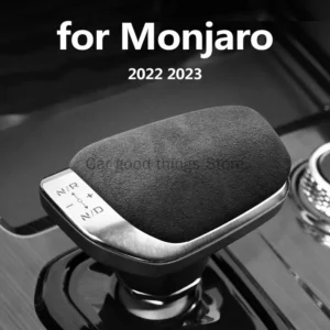 for geely monjaro kx11 2022 2023 car interior decoration accessories abs gear cover protective cover carbon fiber pattern patch