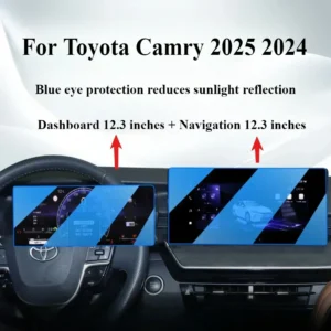 for toyota camry 2025 2024 accessories tempered glass navigation entertainment media touch center display screen protective film