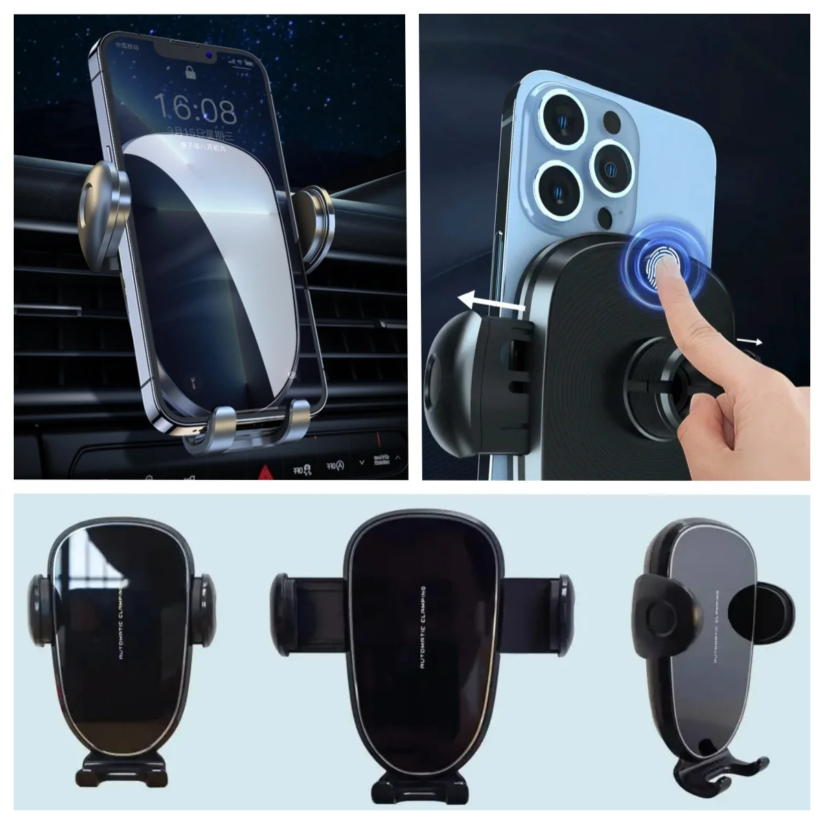 car phone holder screen double bracket for toyota land cruiser lc300 2022 2023 2024 wireless charging stand interior car phone holder screen double bracket for toyota land cruiser lc300 2022 2023 2024 wireless charging stand interior