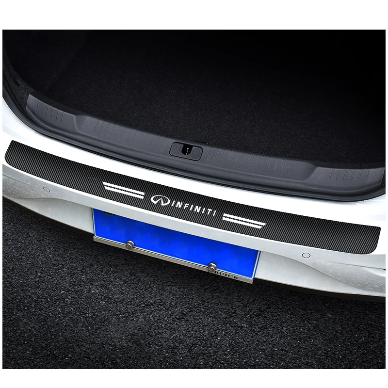 for infiniti q50 q30 qx70 fx50s q60 q70 qx80 qx30 ex fx car threshold strip carbon fiber car trunk door sill protection sticker for infiniti q50 q30 qx70 fx50s q60 q70 qx80 qx30 ex fx car threshold strip carbon fiber car trunk door sill protection sticker