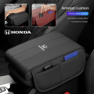 memory cotton car armrest cushion armrest box heighten pad for honda civic accord fit jazz pilot crv odyssey passport city hrv