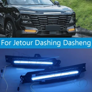 for jetour dasheng led foglight drl front bumper foglight foglamp daytime running light
