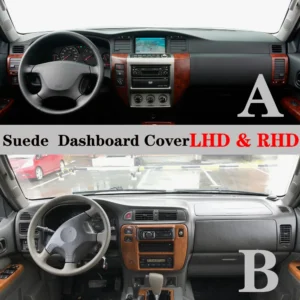 for nissan patrol y61 g5 1998 1999 2005 2008 2009 suede dashmat dashboard cover pad dash mat protection carpet car accessories
