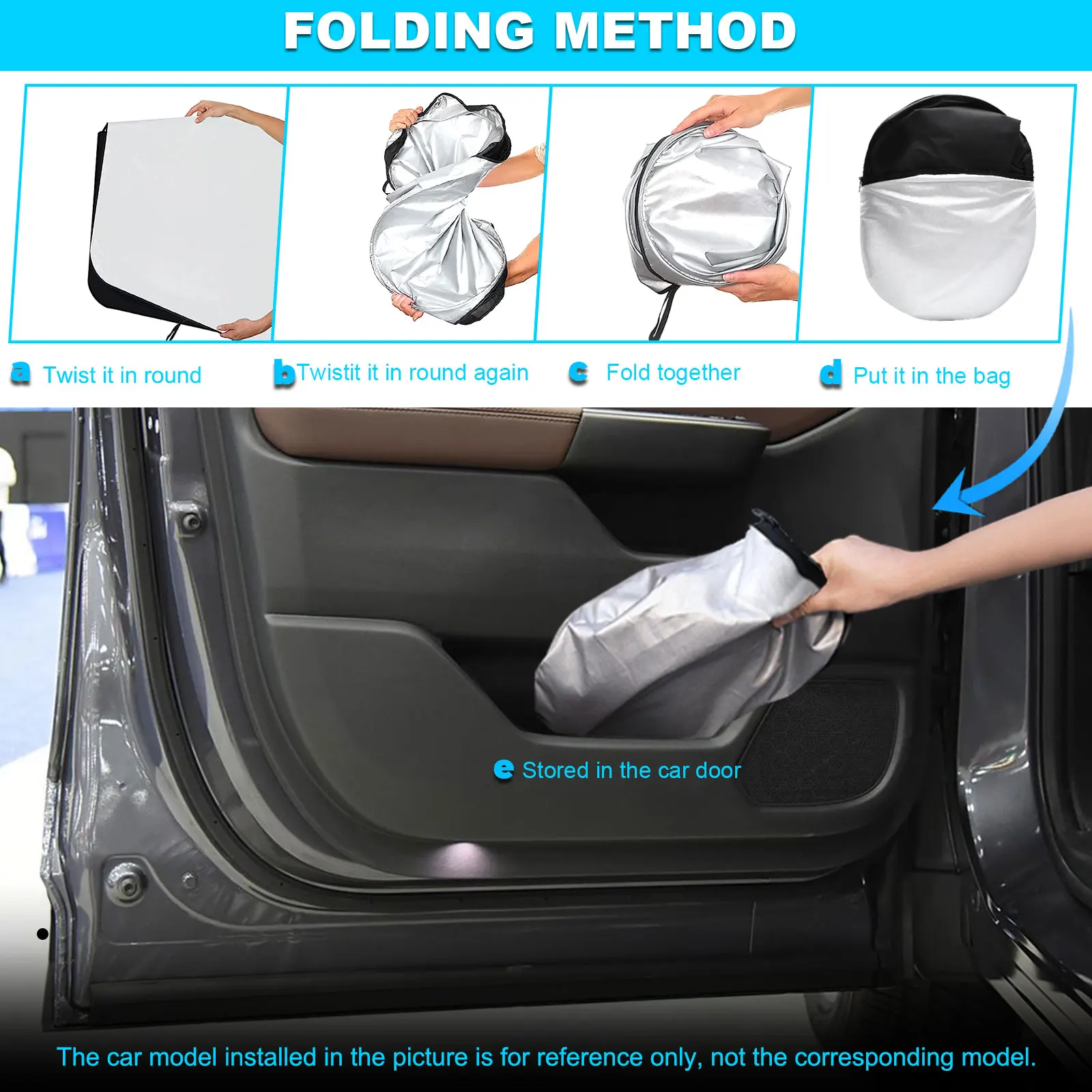 custom fit for honda pilot 2016 2025 car front windshield sun shade uv rays block cover custom fit for honda pilot 2016 2025 car front windshield sun shade uv rays block cover