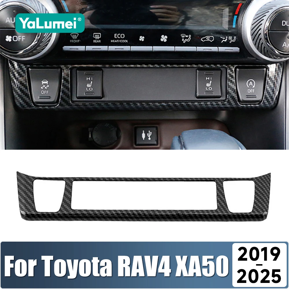 for toyota rav4 xa50 2019 2020 2021 2022 2023 2024 2025 hybrid abs car central control seat heat button cover trim accessories for toyota rav4 xa50 2019 2020 2021 2022 2023 2024 2025 hybrid abs car central control seat heat button cover trim accessories