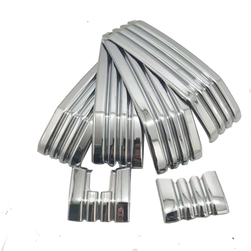 abs chrome front grille grill shinny decoration trims for toyota land cruiser prado 150 fj150 2018 2019 2020 6pcs abs chrome front grille grill shinny decoration trims for toyota land cruiser prado 150 fj150 2018 2019 2020 6pcs