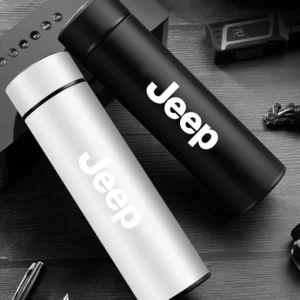 500ml car vacuum cup thermos mug 304 stainless steel kettle teapot for jeep grand cherokee wrangler jk gladiator compass renegad