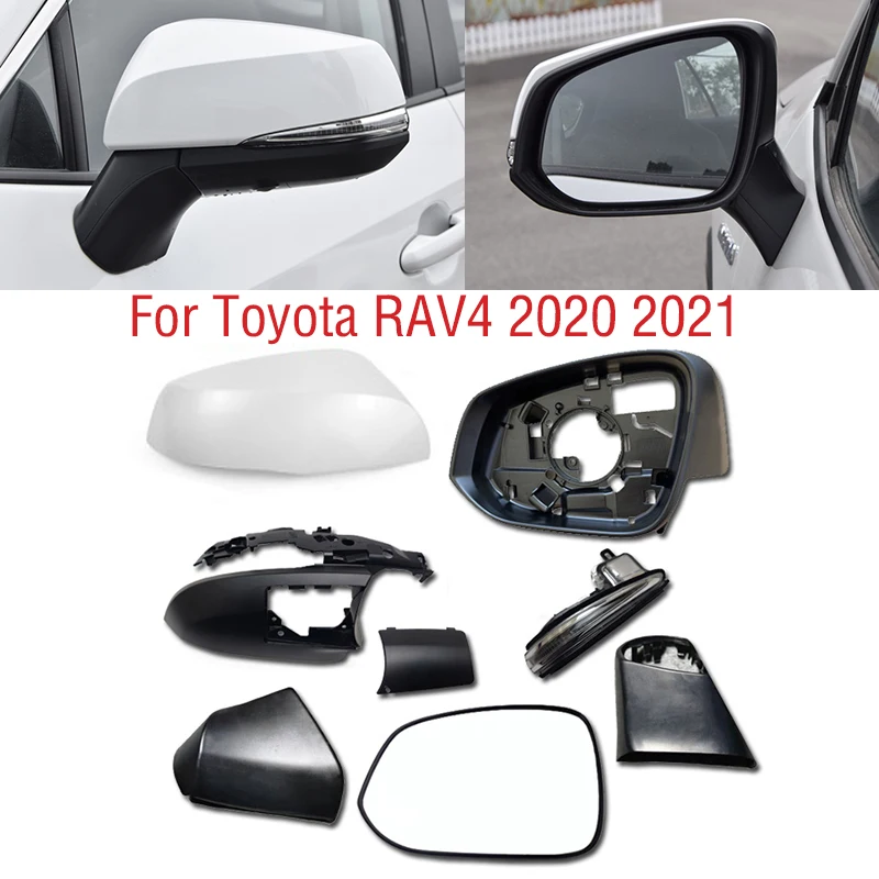 for toyota rav4 rav 4 2020 2021 2022 car side mirror lower base cover frame rearview mirror turn signal light lamp lens glass for toyota rav4 rav 4 2020 2021 2022 car side mirror lower base cover frame rearview mirror turn signal light lamp lens glass