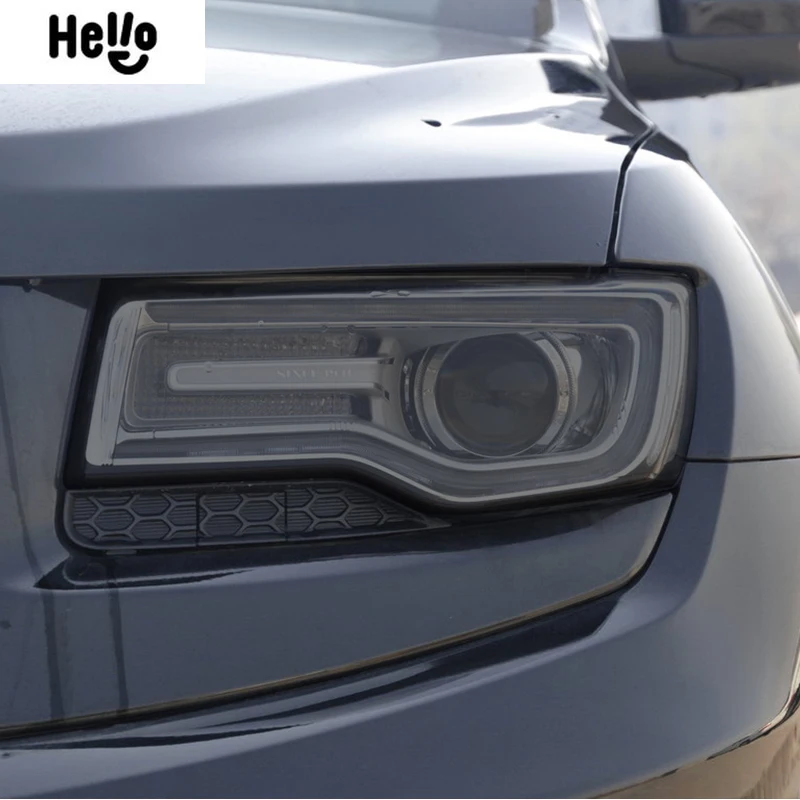 for jeep grand cherokee wk2 2014 2020 car headlight protective film smoked black tint wrap vinyl transparent tpu sticker for jeep grand cherokee wk2 2014 2020 car headlight protective film smoked black tint wrap vinyl transparent tpu sticker