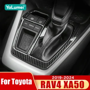for toyota rav4 xa50 2019 2020 2021 2022 2023 2024 rav 4 hybrid car gear shift panel decoration cover accessories