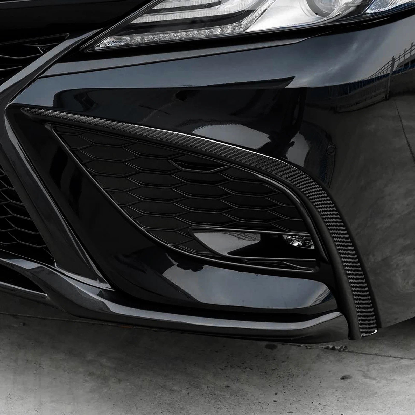 real carbon fiber car front fog lamp cover soft sticker for toyota camry xv70 2018 2019 2020 2021 2022 2023 2024 real carbon fiber car front fog lamp cover soft sticker for toyota camry xv70 2018 2019 2020 2021 2022 2023 2024