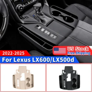 for 2022 2025 2024 lexus lx600 lx500d center console storage protection sleeve gear cover lx 600 interior upgrade accessories