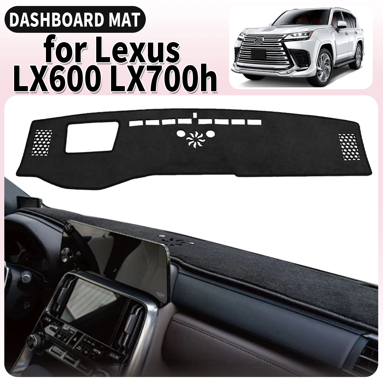 fit for lexus lx600 lx700h lx 600 700h dashmat dashboard cover pad car accessories dashmat sunshade protective carpet fit for lexus lx600 lx700h lx 600 700h dashmat dashboard cover pad car accessories dashmat sunshade protective carpet