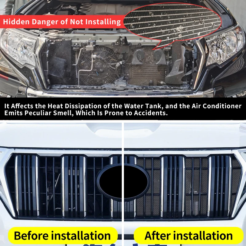 for 2003 2023 toyota land cruiser prado 120 150 200 prevent mosquitoes and stoness lc200 lc150 external modification for 2003 2023 toyota land cruiser prado 120 150 200 prevent mosquitoes and stoness lc200 lc150 external modification