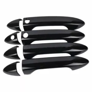 suitable for 17 21 honda pilot carbon fiber handle sticker pilot gloss black door handle cover decoration
