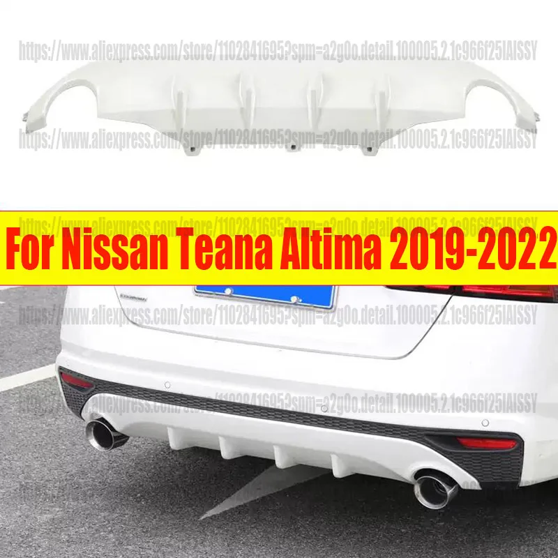for nissan teana altima 2019 2020 2021 2022 carbon rear bumper diffuser spoiler refit guard trim car accsesories for nissan teana altima 2019 2020 2021 2022 carbon rear bumper diffuser spoiler refit guard trim car accsesories