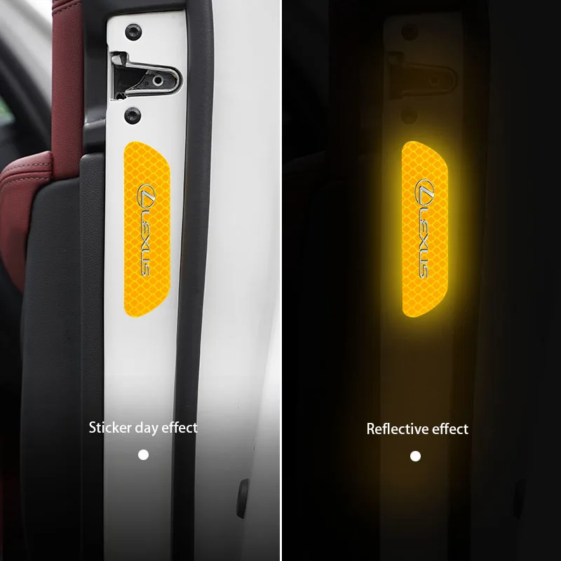4pcs car door reflective stickers safety warning mark for lexus f sport plug in hybrid es ux 300e gs gx is lbx nx rx 350h 450h 4pcs car door reflective stickers safety warning mark for lexus f sport plug in hybrid es ux 300e gs gx is lbx nx rx 350h 450h