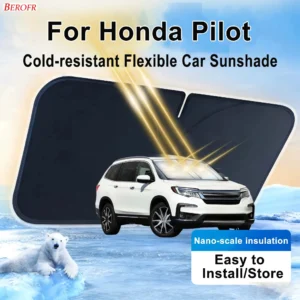 for honda pilot 2023 2026 car windshield sunshade cover front window sun shade heat insulation summer auto accessories