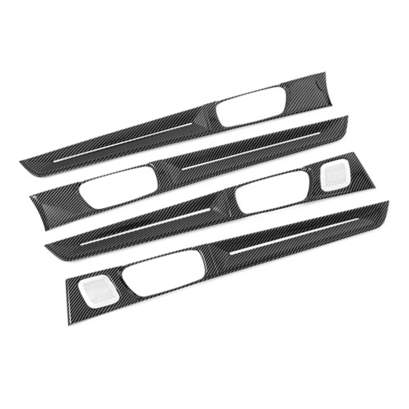 weizhida for honda civic 11th gen 2022 2025 abs carbon fiber car inner door panel cover trim interior car weizhida for honda civic 11th gen 2022 2025 abs carbon fiber car inner door panel cover trim interior car