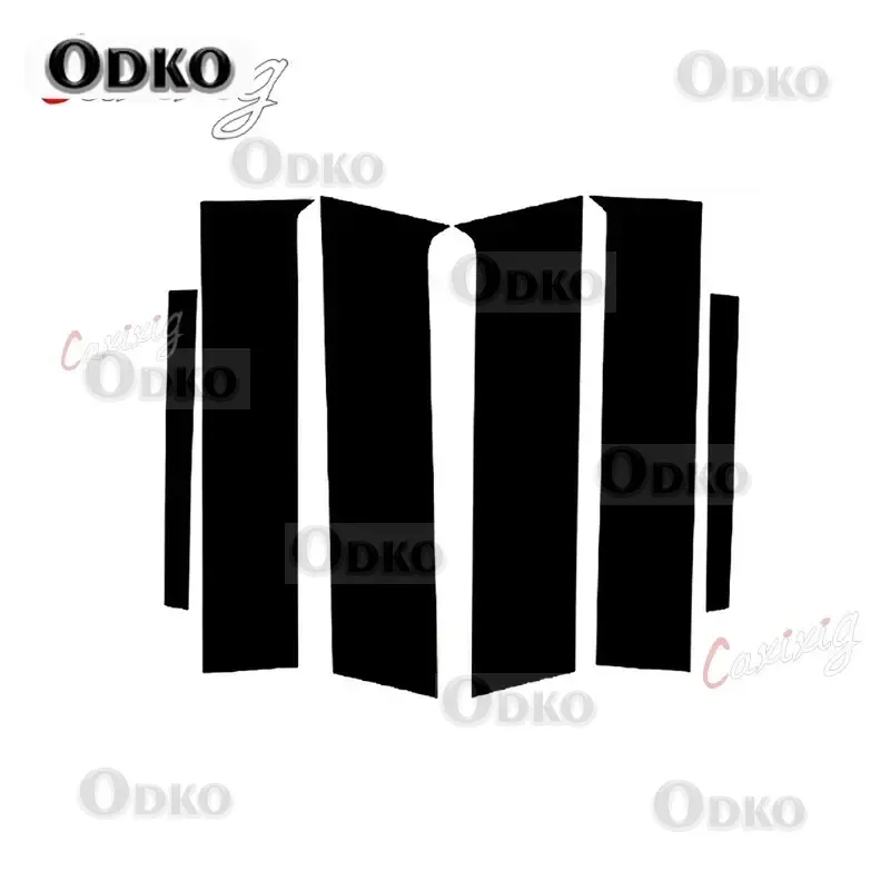 for honda city gn1/2/3/5/6/7 2020 2023 side car door window pillars posts cover trim mirror effect glossy piano black sticker for honda city gn1/2/3/5/6/7 2020 2023 side car door window pillars posts cover trim mirror effect glossy piano black sticker
