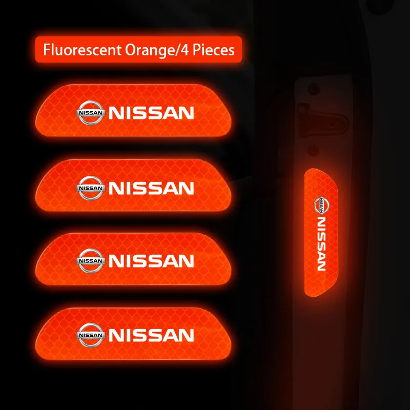 car door reflective sticker night light warning decal for nissan qashqai juke pulsar sentra altima patrol micra rogue almera car door reflective sticker night light warning decal for nissan qashqai juke pulsar sentra altima patrol micra rogue almera