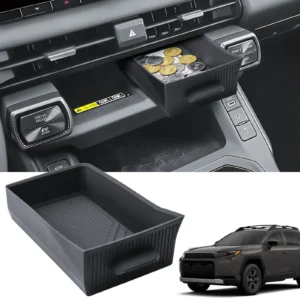 center console drawer hidden coin storage box tray for 2026 toyota rav4/rav 4 interior coin drawer storage organizer accessories