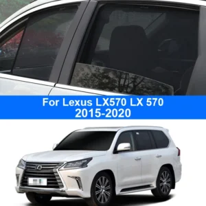 for lexus lx570 lx 570 2015 2020 car window sunshade uv protection auto curtain sun shade visor net mesh