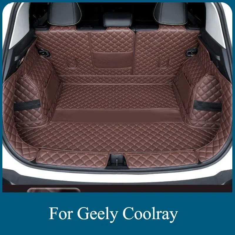 for geely coolray 2023 2024 binyue cool car trunk mats custom cargo liner all surrounded rear auto tail boot tray for geely coolray 2023 2024 binyue cool car trunk mats custom cargo liner all surrounded rear auto tail boot tray