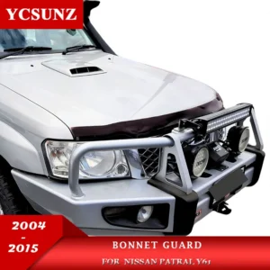 acrylic bonnet guards for nissan patrol y61 2004 2005 2006 2007 2008 2009 2010 2011 2012 2013 2014 2015 car accessories