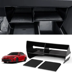 for 2025 toyota camry (xse/xle/se/le) center console organizer tray car storage accessories middle console interior organizer