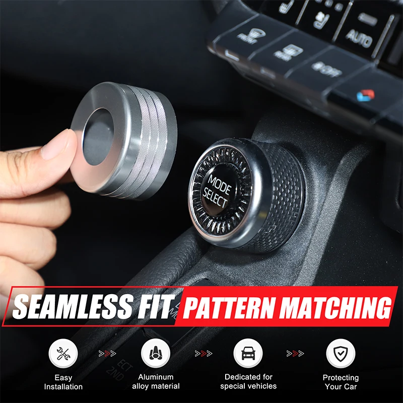 for toyota land cruiser 250 prado j250 lc250 2024 2025 car driving mode knob ring switch knob cover sticker accessories for toyota land cruiser 250 prado j250 lc250 2024 2025 car driving mode knob ring switch knob cover sticker accessories