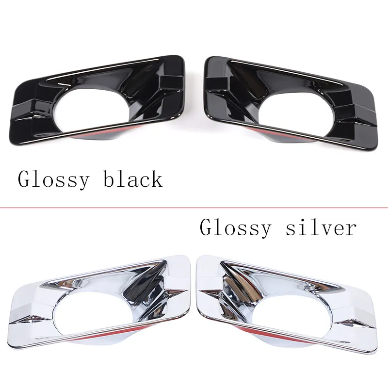 for toyota land cruiser 250 prado lc250 2024 2025 abs car front fog light lamp decoration cover car foglamp exterior for toyota land cruiser 250 prado lc250 2024 2025 abs car front fog light lamp decoration cover car foglamp exterior
