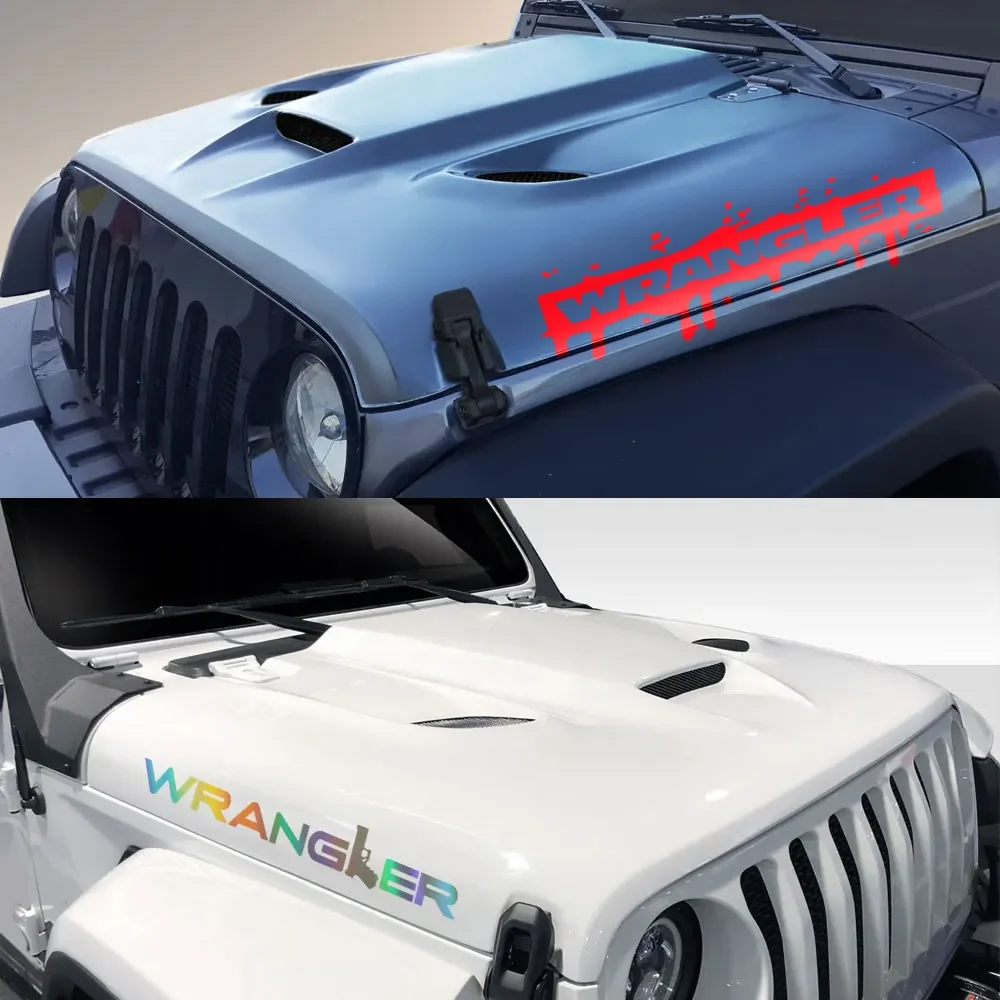 2pcs car hood cover engine stickers for jeep wrangler jk jl tj yj unlimited diy exterior tuning accessories pvc bonnet decals. 2pcs car hood cover engine stickers for jeep wrangler jk jl tj yj unlimited diy exterior tuning accessories pvc bonnet decals.