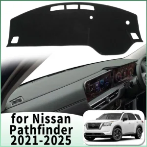for nissan pathfinder r53 sl 2025 2021 car dashmat dashboard cover pad accessories dashmat sunshade protective carpet leather