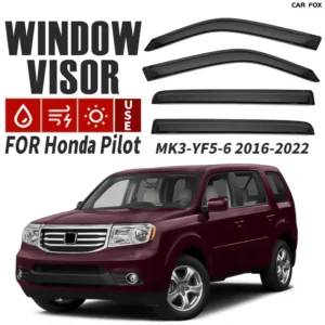 car window visor rain guard sun shade deflector suitable for honda pilot side window deflector vent visor