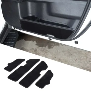 for 2024+ toyota prado lc250 land cruiser 250 door protective cover door kick plate anti dirty pad auto accessories 4pcs