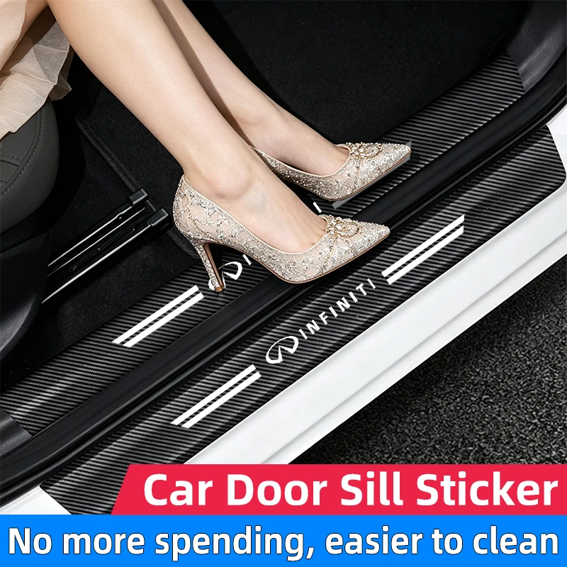 for infiniti q50 q30 qx70 fx50s q60 q70 qx80 qx30 ex fx car threshold strip carbon fiber car trunk door sill protection sticker for infiniti q50 q30 qx70 fx50s q60 q70 qx80 qx30 ex fx car threshold strip carbon fiber car trunk door sill protection sticker