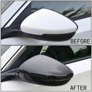 ⭐genuine⭐ car decoration door mirror cover for honda accord 2018 2023 carbon fiber black silver car rearview accessories