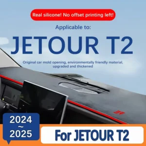 car dashboard mat sun shade for jetour t2 traveller 2024 2025 instrument desk cover accessories