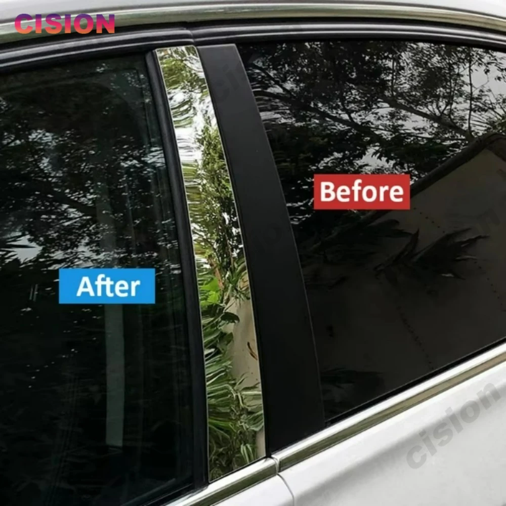 car door middle b c pillar post cover trim mirror effect styling for nissan altima l34 sr 2019 2025 window center column sticker car door middle b c pillar post cover trim mirror effect styling for nissan altima l34 sr 2019 2025 window center column sticker